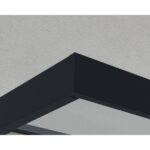 NADSTREŠEK NAD VRATI PALRAM CANOPY SOPHIA 1600 SIVA 160X95X17 - slika 3